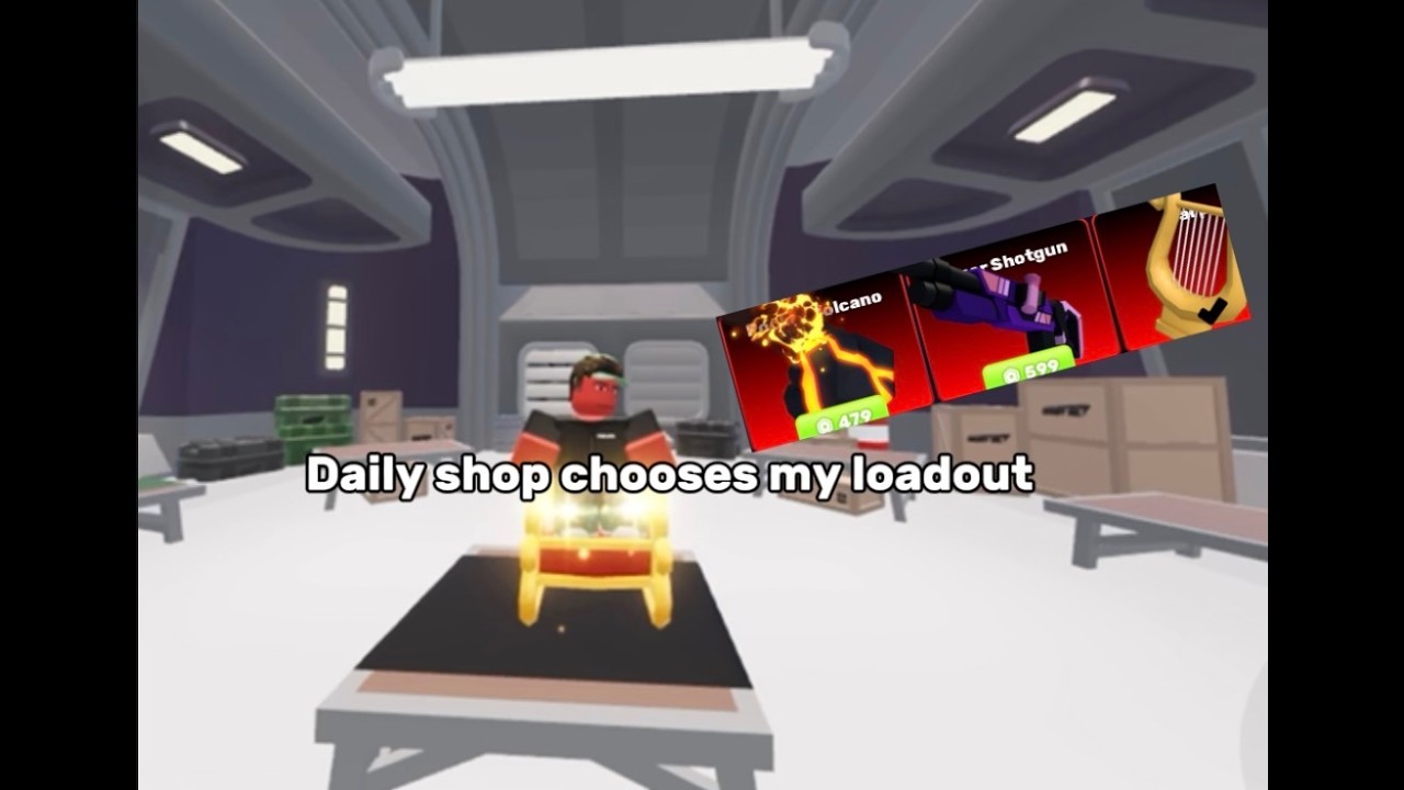 Позволил ЕЖЕДНЕВНОМУ МАГАЗИНУ выбрать мое снаряжение в ROBLOX RIVALS