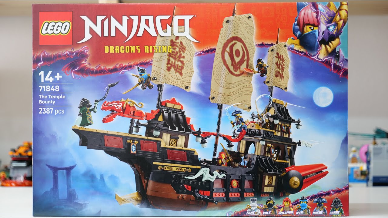LEGO Ninjago 71848 Храм сокровищ Скоростная сборка