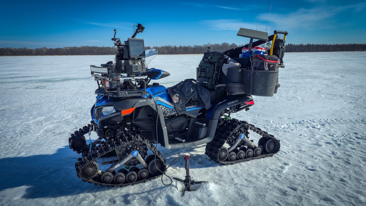 Ultimate ATV Ice Fishing Setup