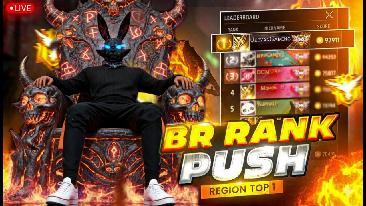 1 VS 4 JOD💥GRANDMASTER RANK PUSH🔥 ||Garena-FreeFire Max Live #jeevangaming#fftamilive