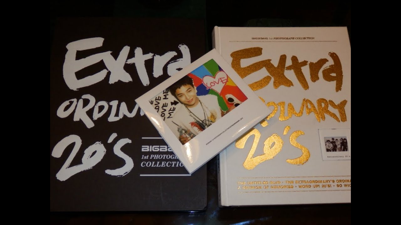 [KPOP] [BIG BANG] Extraordinary 20's photobook unboxing