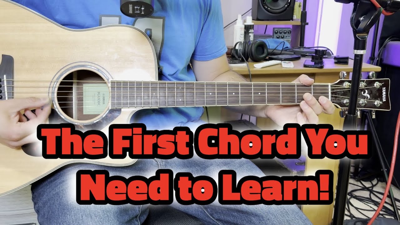 Your First Guitar Chord!