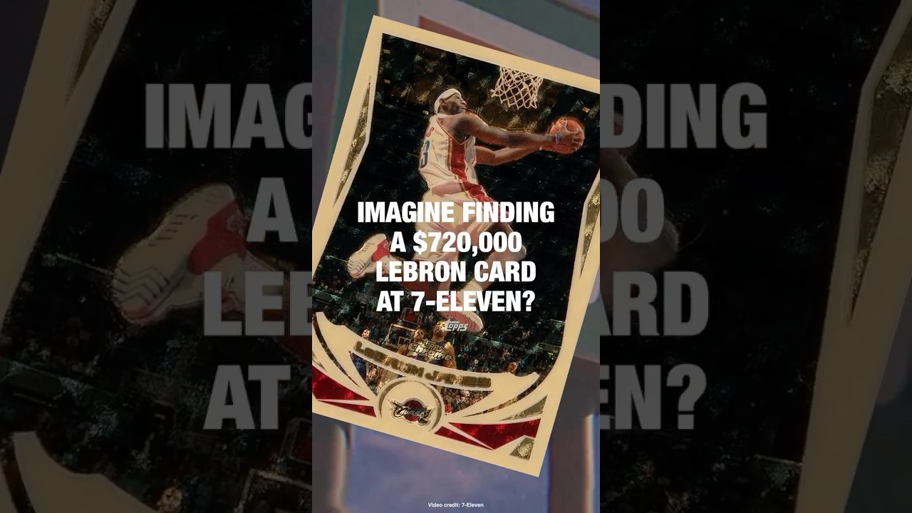$720,000 LeBron card found at 7-Eleven?! 🤯🔥🥤