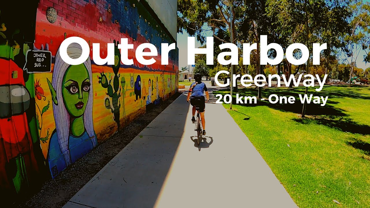 Cycle from Adelaide to Outer Harbor on Bike Paths!