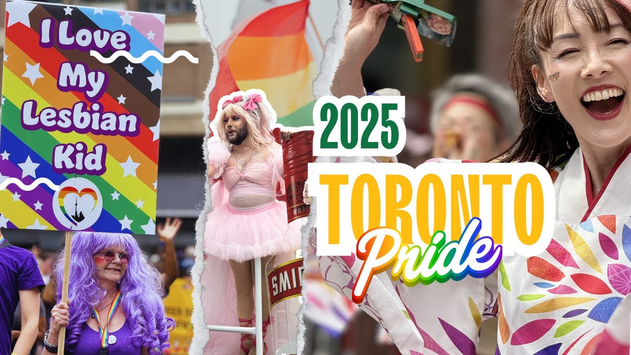 Toronto Pride Parade 2025 Highlights | Full Walkthrough Church St to Dundas Square