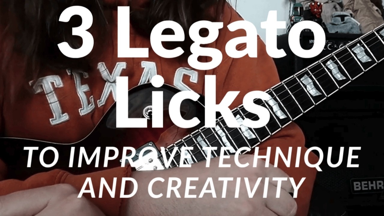 3 AWESOME legato licks that will IMPROVE YOUR PLAYING