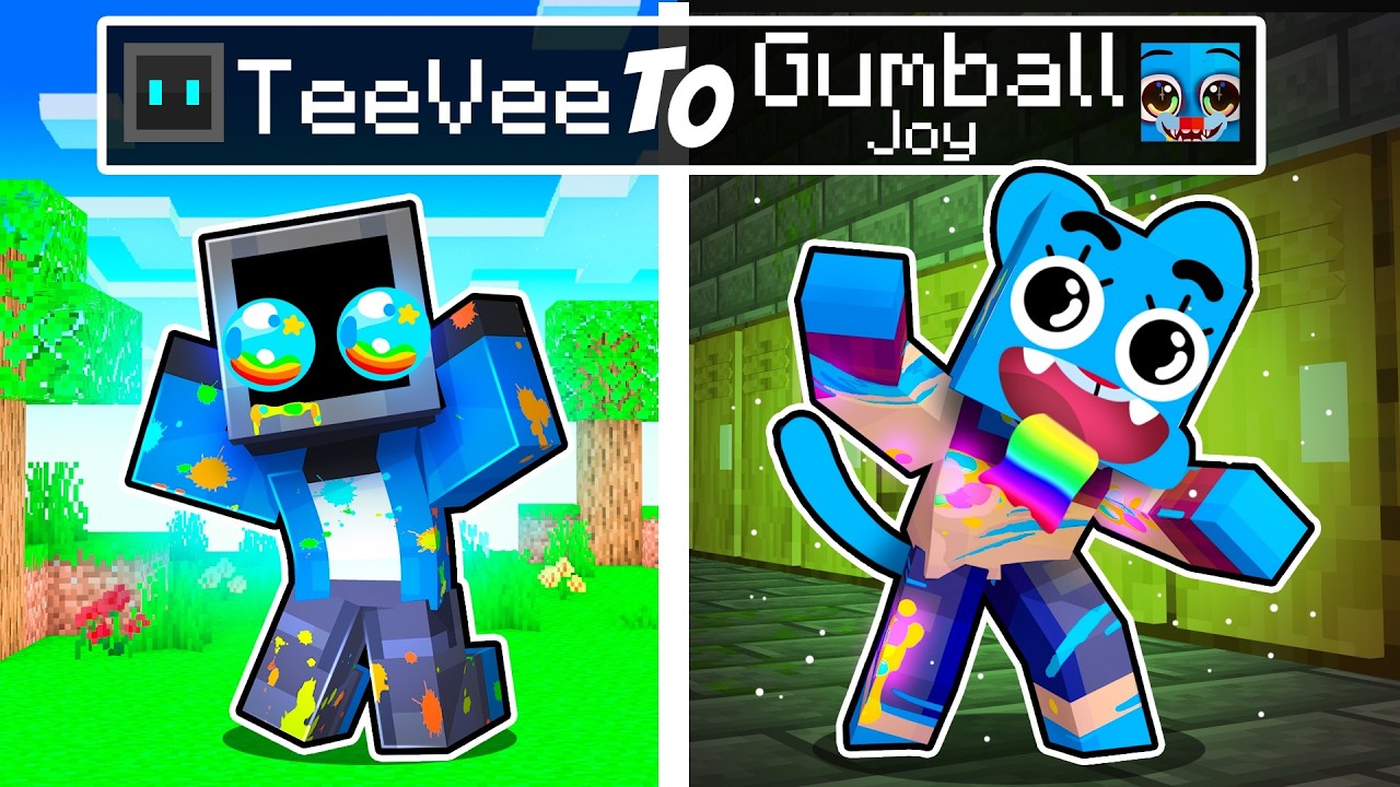 From TeeVee to GUMBALL JOY INFECTION in Minecraft!