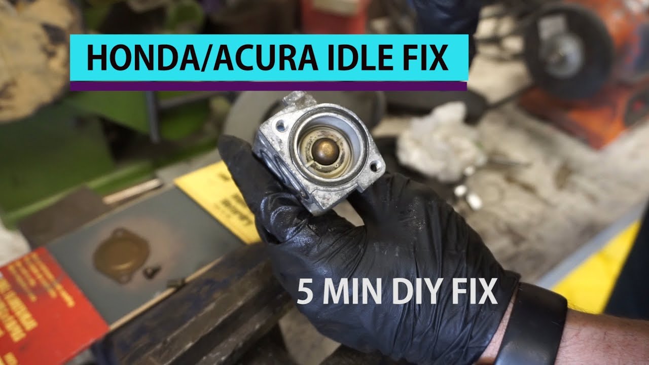 diy honda acura idle surge fix high idle (not idle controll valve)
