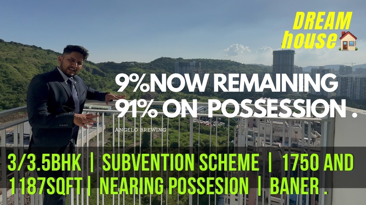 3.5 BHK Luxury apartment at Baner Pancard | Nearing Possesion | Subvention Scheme | Pune Properties.