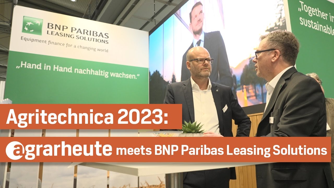 BNP Paribas Leasing Solutions auf der Agritechnica 2023