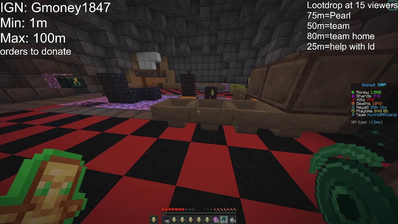 🔴🔴🔴DONUTSMP LIVE🔴🔴🔴 | 5M BOUNTY | 2.5M PER BASE | AUCTIONS | GAMBLES | LOOTDROPS |