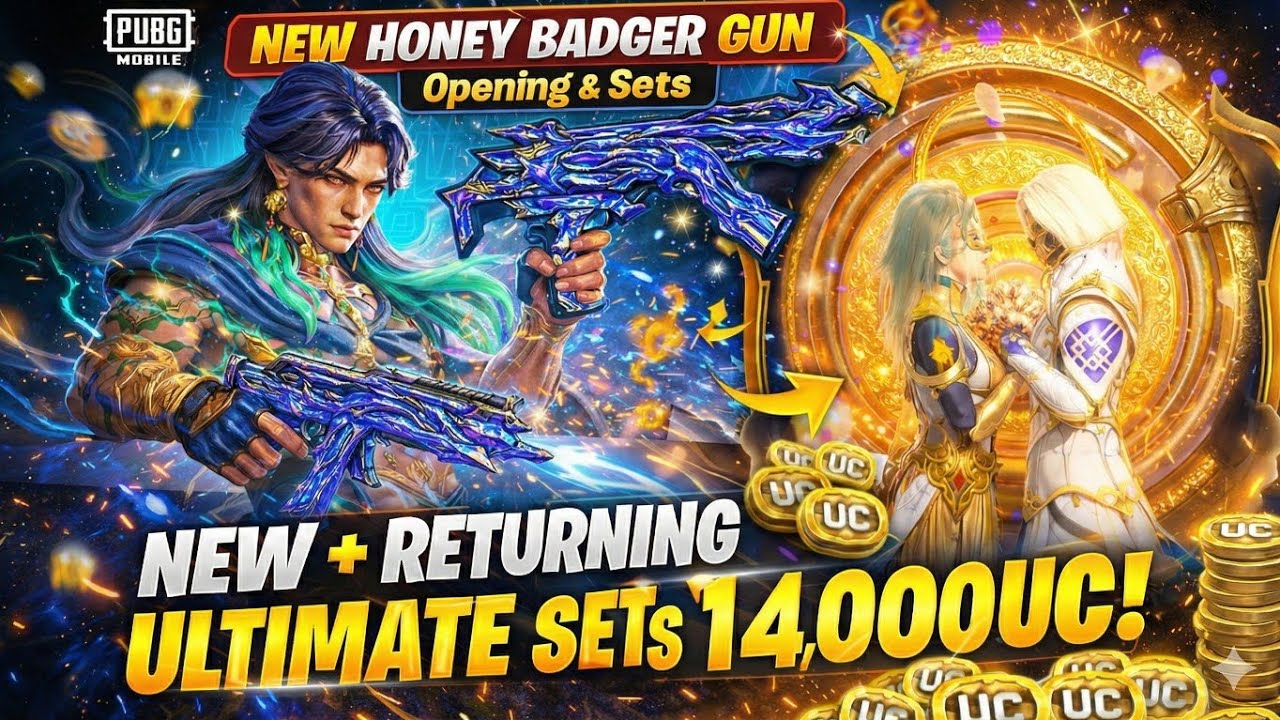 INSANE LUCK!😱NEW Witherbloom Ultimate + Honey Badger + Returning Ultimates in $14,000 UC|PUBG Mobile
