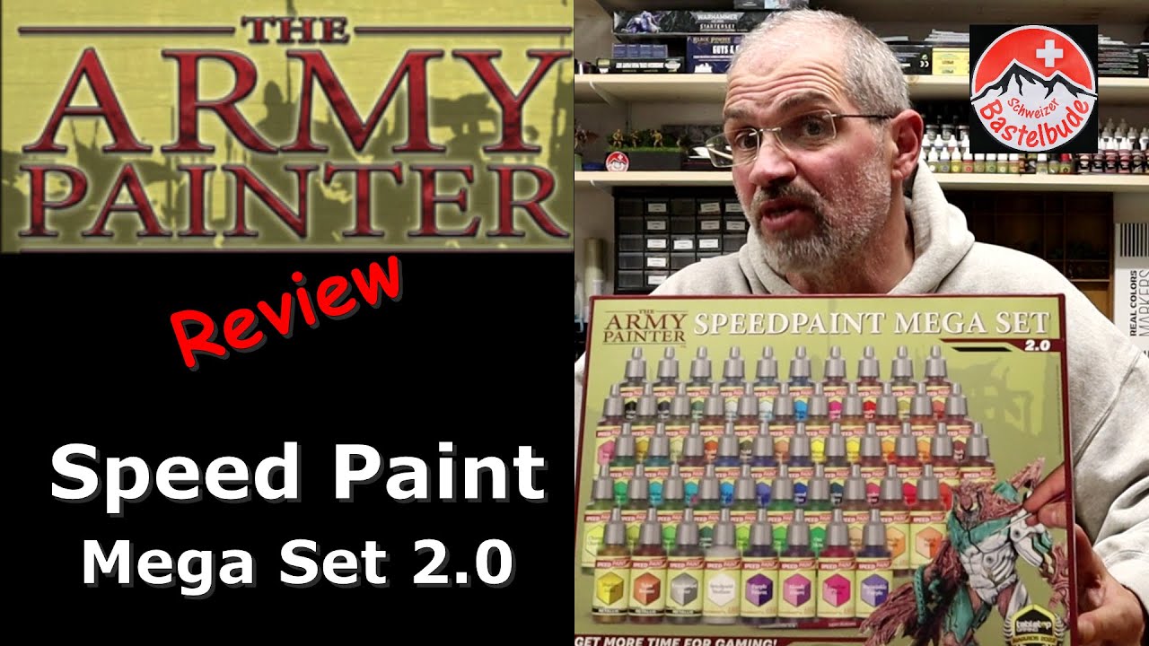 Review| Speed Paint Mega Set 2.0 von The Army Painter| Schweizer Bastelbude