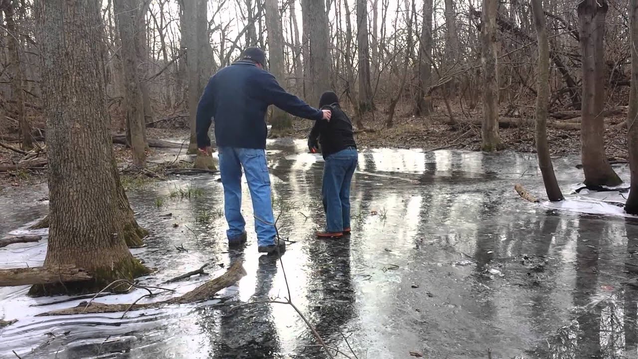 Falling on ice hilarious!