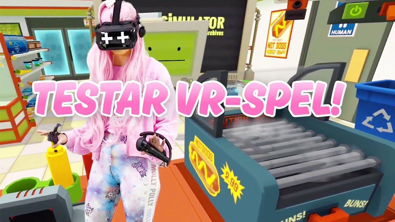 VI SPELAR SPEL I VR!!!