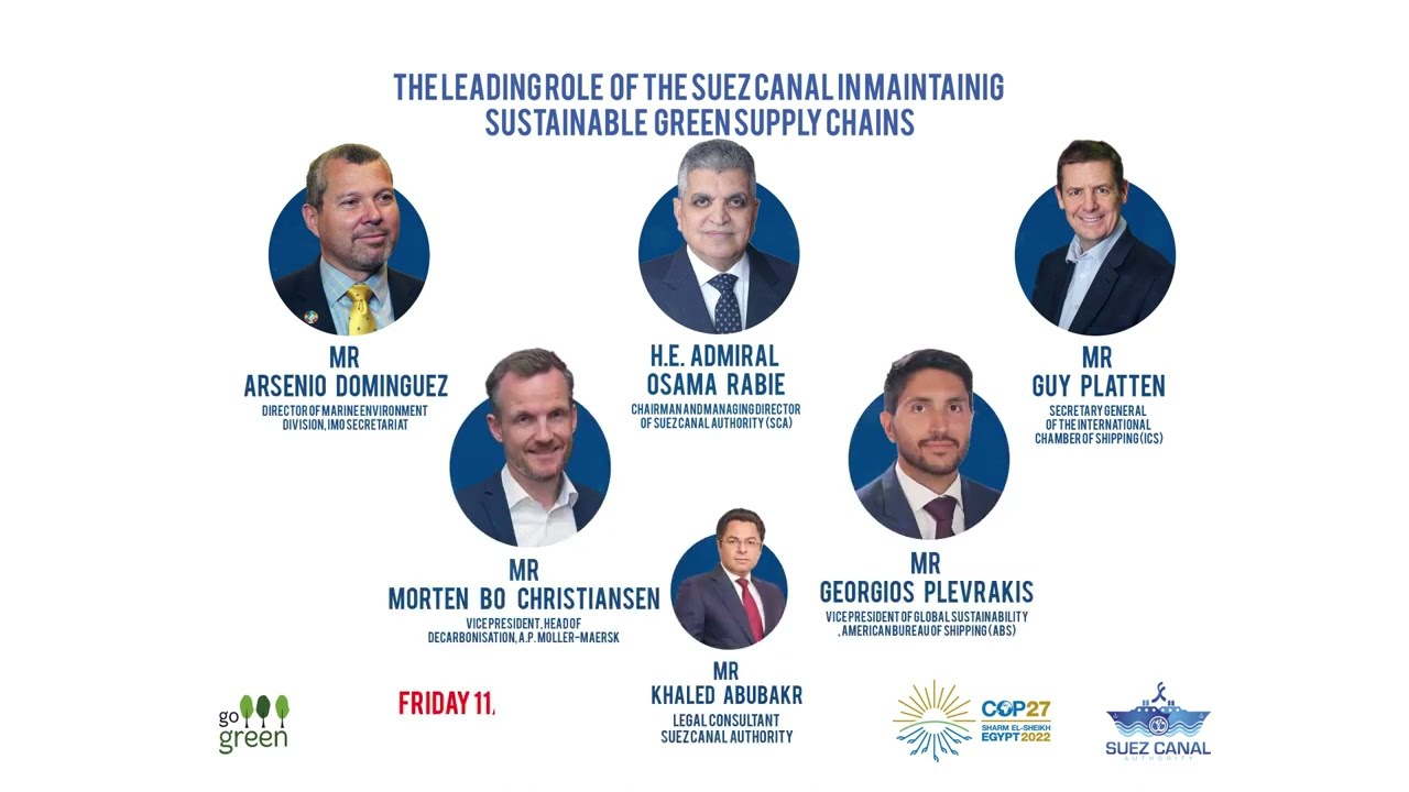 The Leading Role of the Suez Canal Authority in maintaining Sustainable Green Supply chains