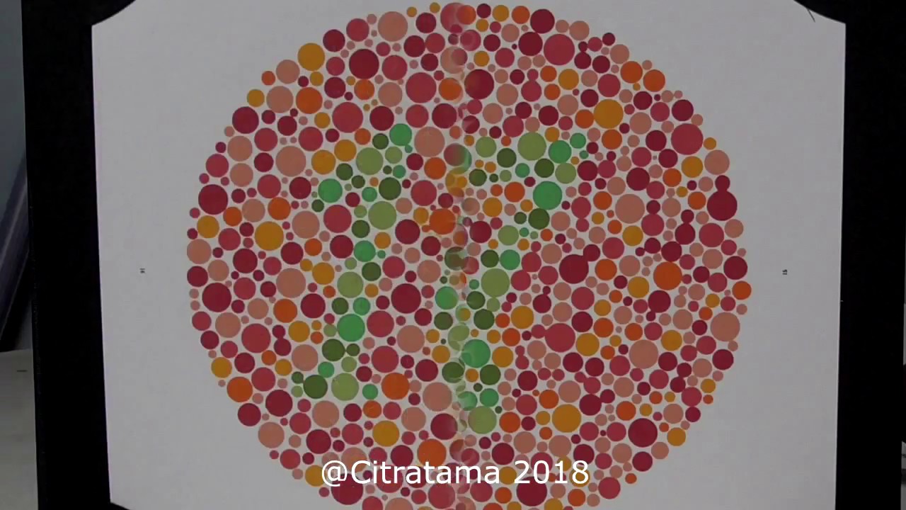 videoslide buku tes buta warna 38 plate | Ishihara color deficiency test 38 Videoslide
