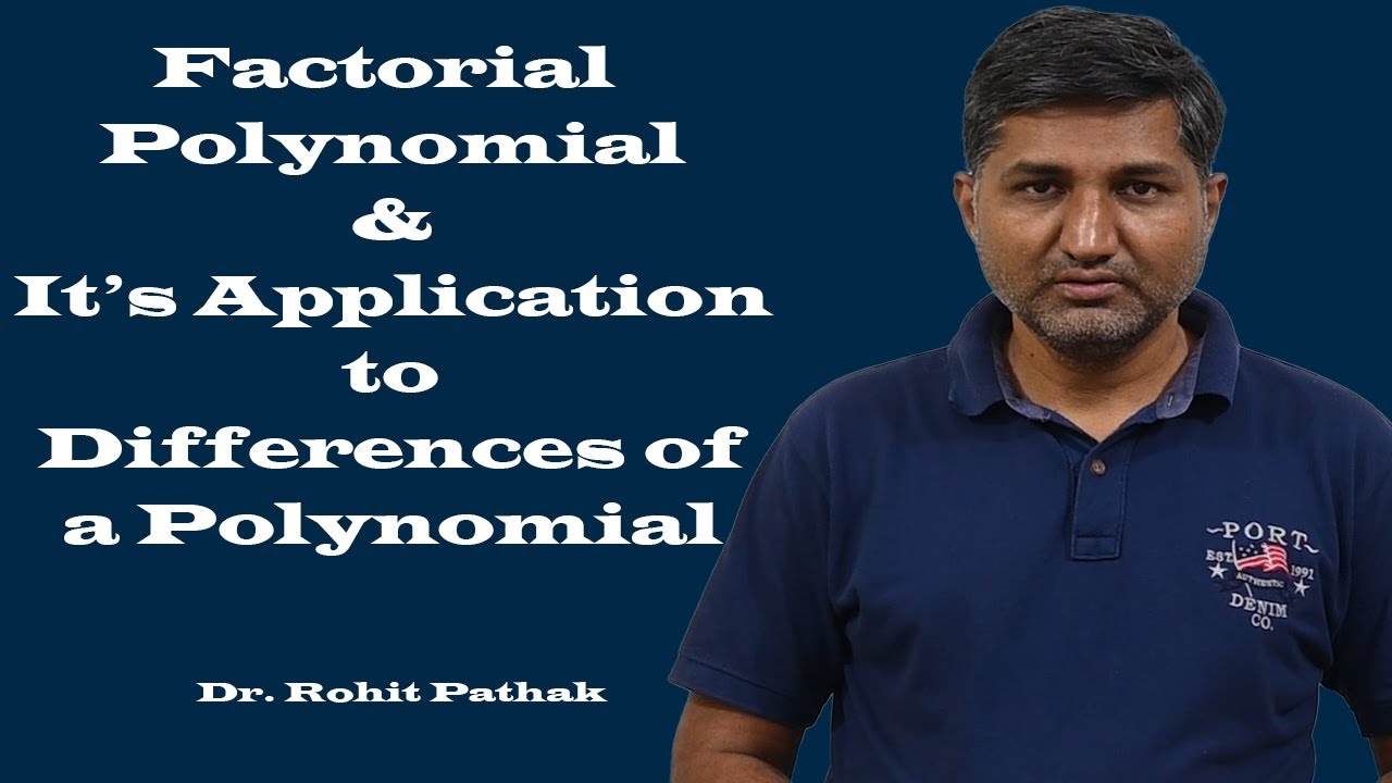 Factorial Polynomial and its Application to finite differences of a polynomial.