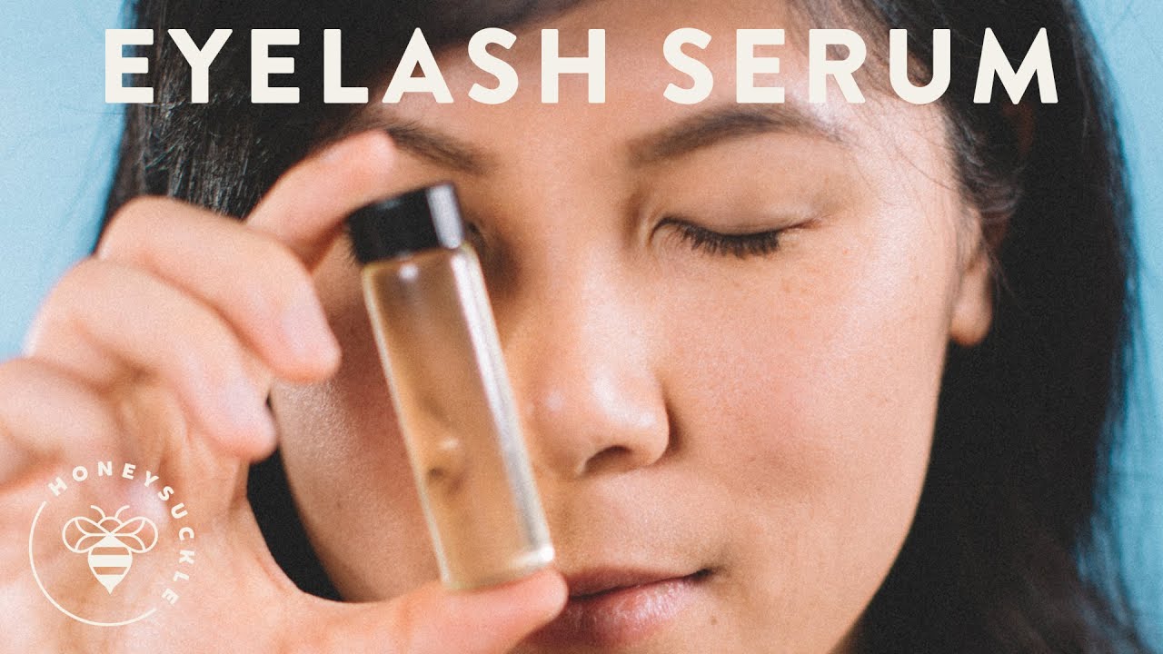Grow Lashes with DIY Eyelash Growth Serum - NATURAL BEAUTY SERIES