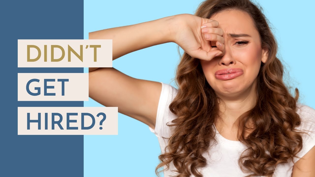 What to Do When You Don't Get the Nanny Job