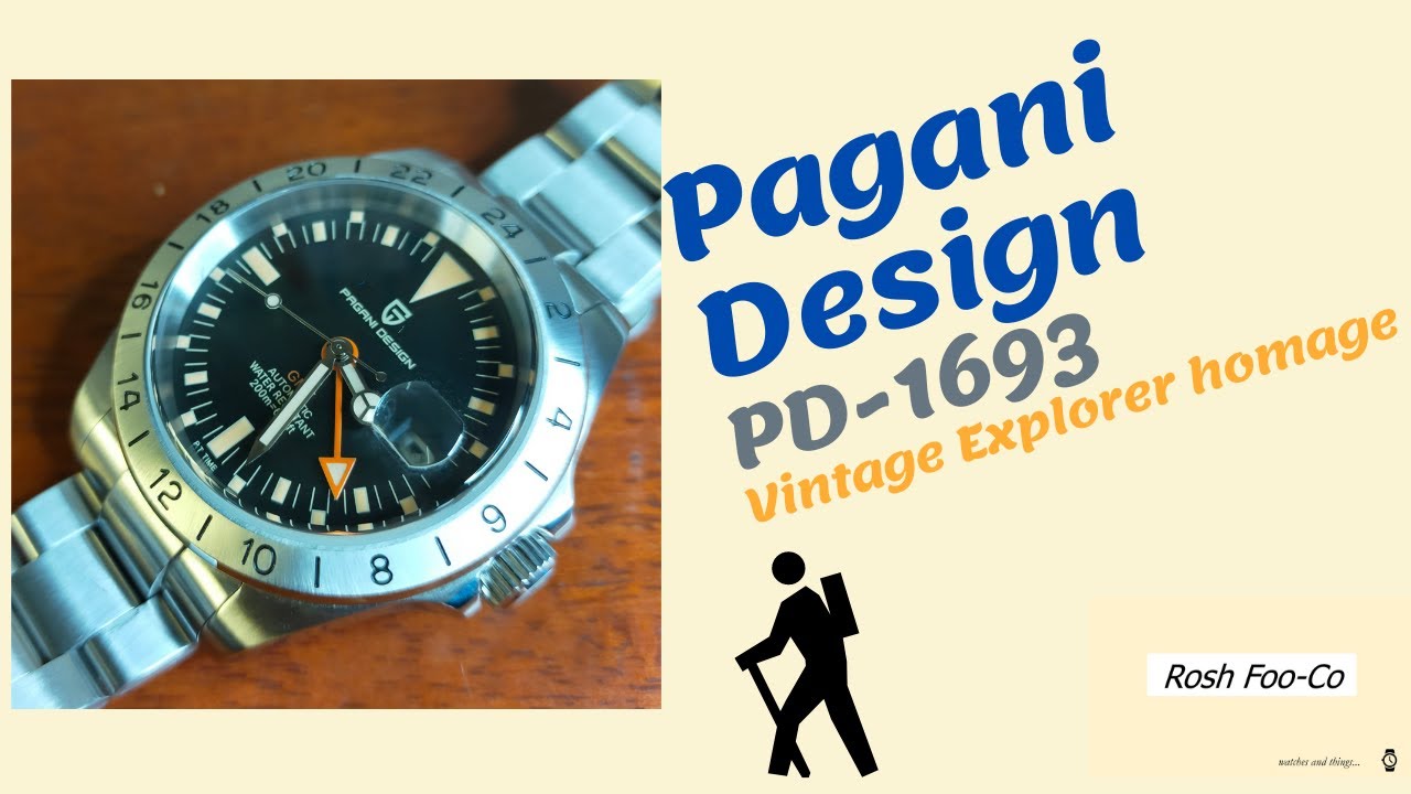 Pagani Design PD-1693 Vintage Explorer homage