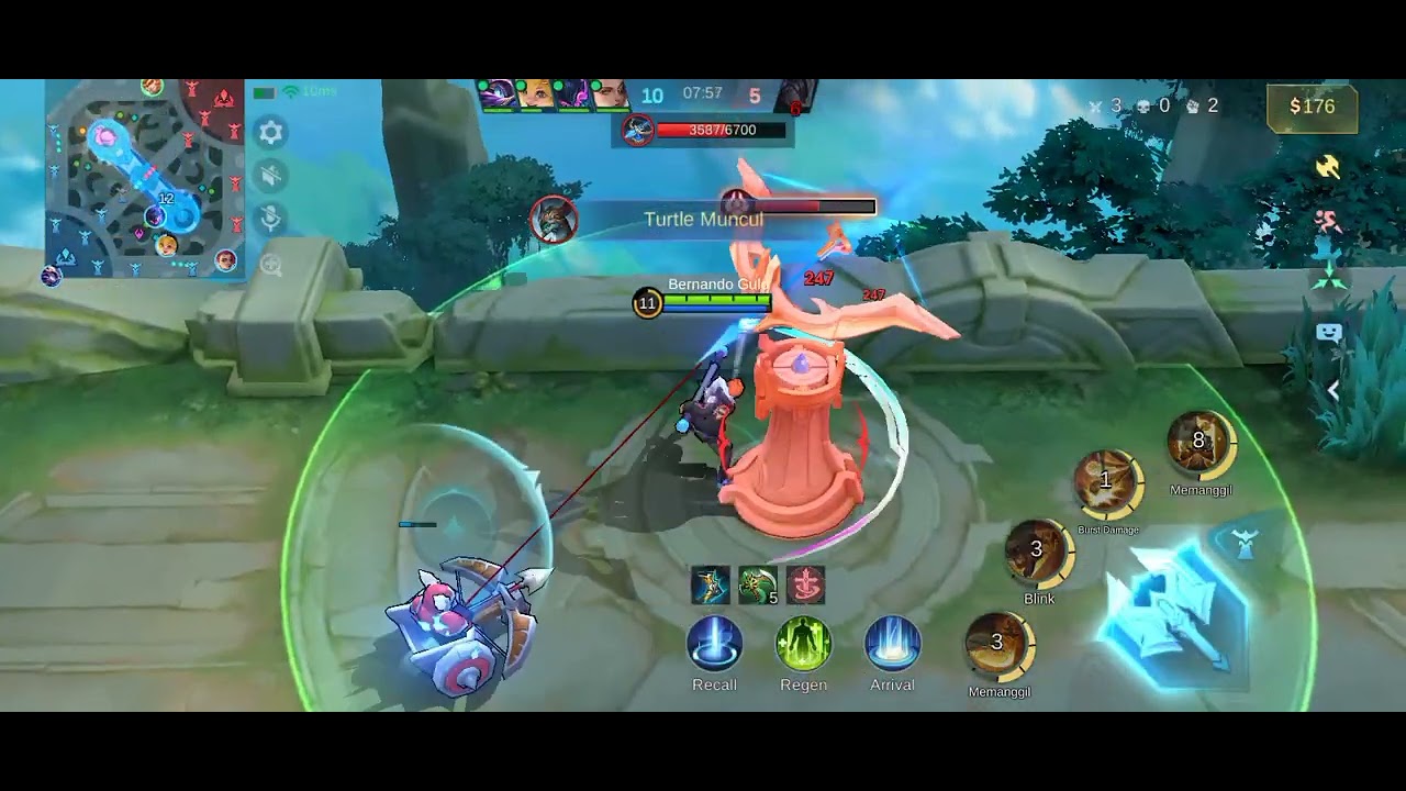 #mobilelegends Sun Berusaha Untuk Menang, Pakai Truk, Hilang Muncul