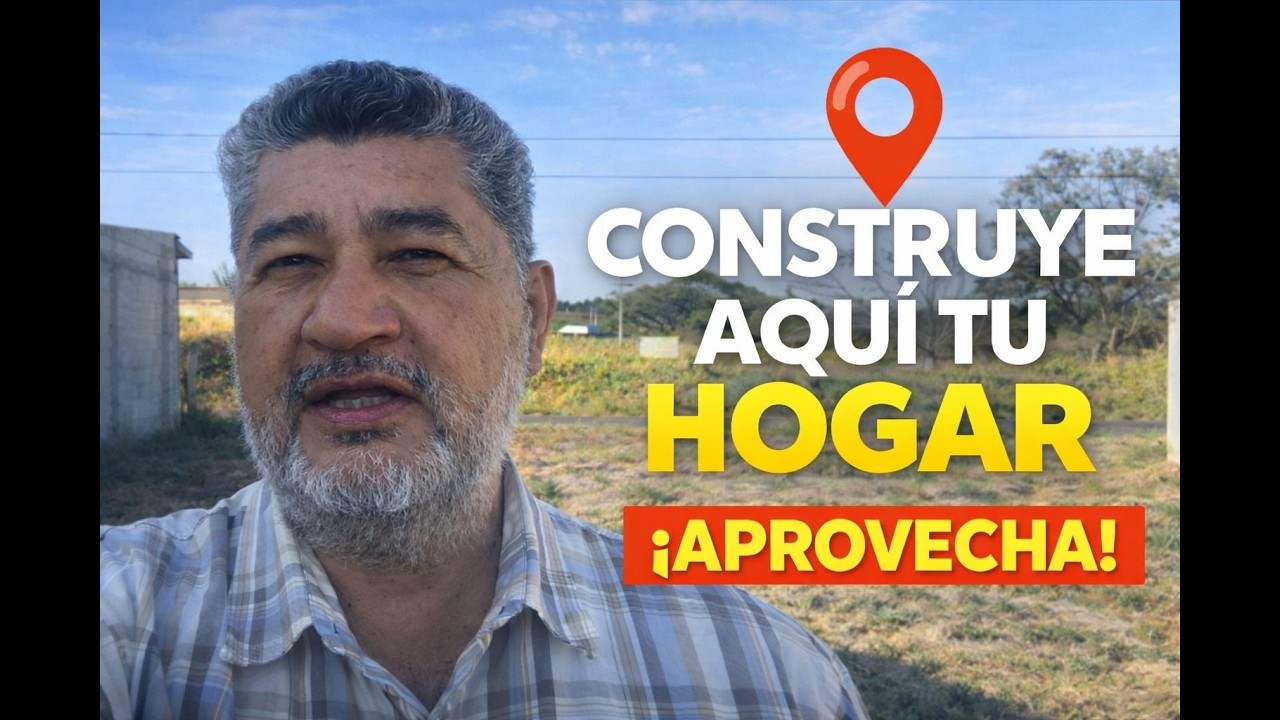 400 m² planos para diseñar la casa que imaginas en zona residencial en crecimiento de Nuevo Lencero.
