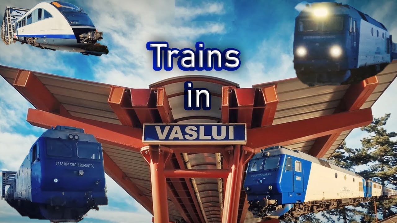 [4K] Trains in Vaslui / Trenuri în Vaslui | 30.10.2023
