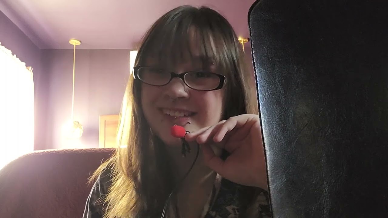 Lofi asmr part 2 I am now done for now asmr practice awful microphone tracing and talking a lot...