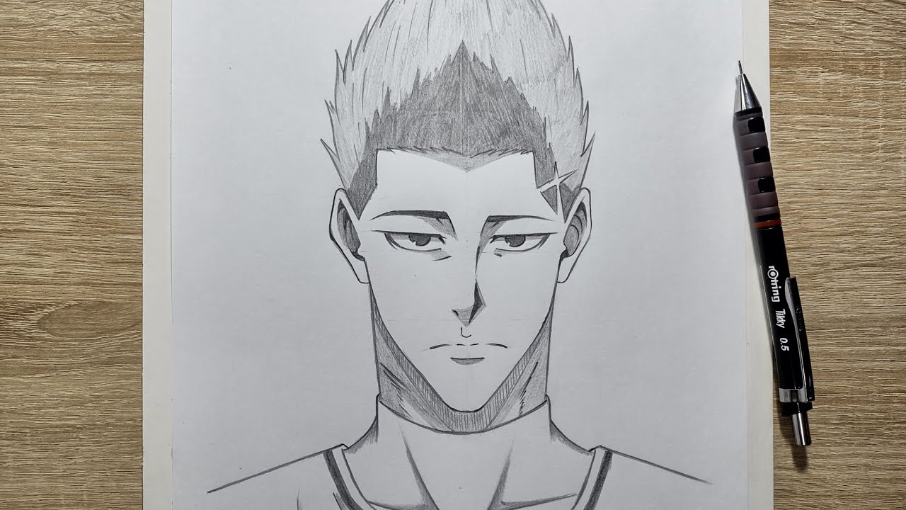 How to draw Barou Shouei step by step [ BLUE LOCK ]