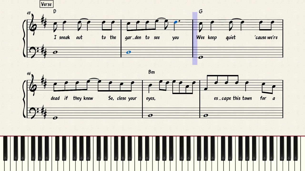 Love Story - Taylor Swift | Piano Sheet Music