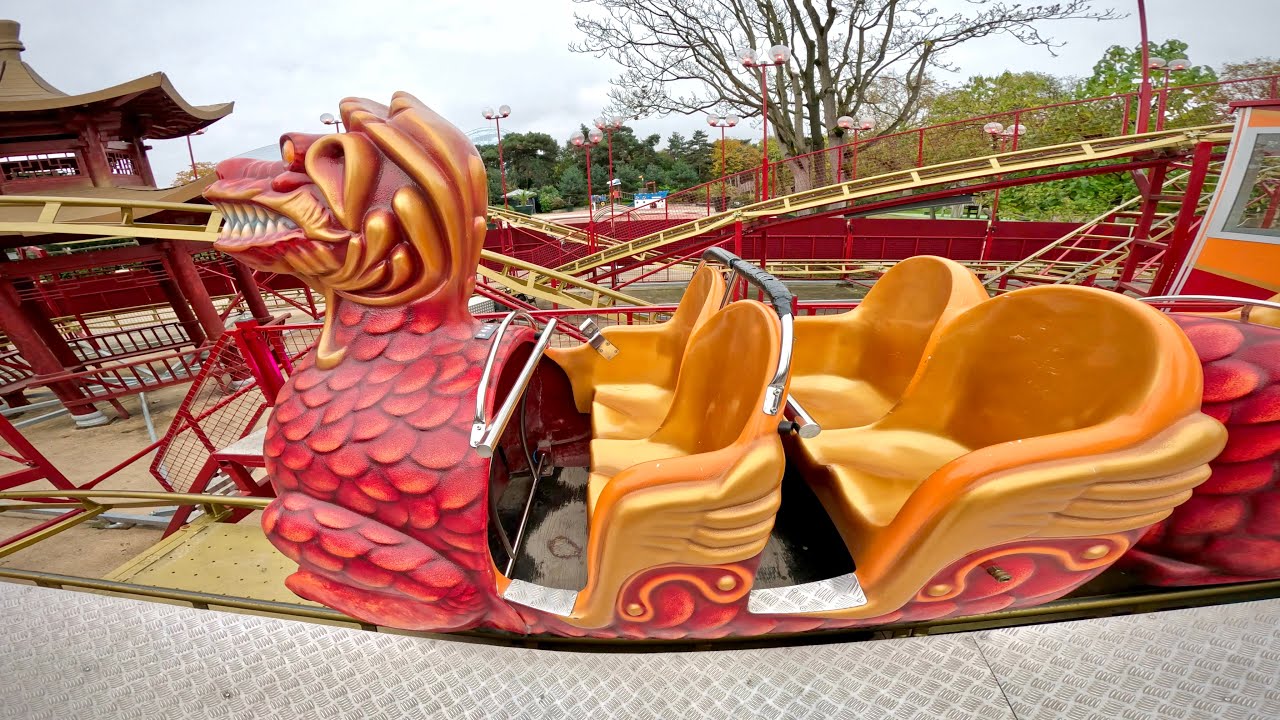 Le Fils du Dragon先頭 on-ride POV (乗車映像) / Jardin d'Acclimatation (フランス)