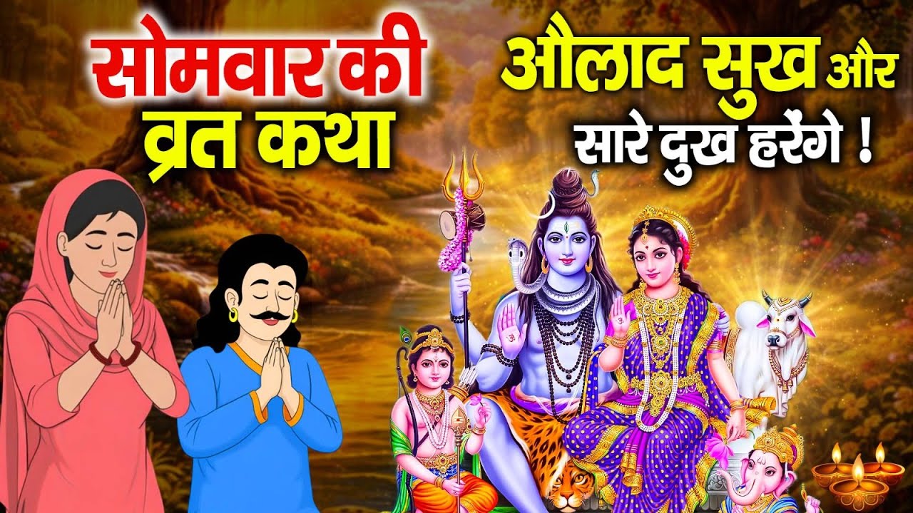 सोमवार स्पेशल व्रत कथा 2026 | Somwar Vrat Katha | Shiv Bhakti Katha | Chetna Shukla Shiv Katha