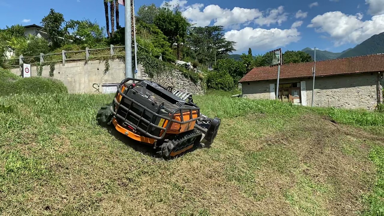 Energreen Robomini pendenza di taglio 35gradi!