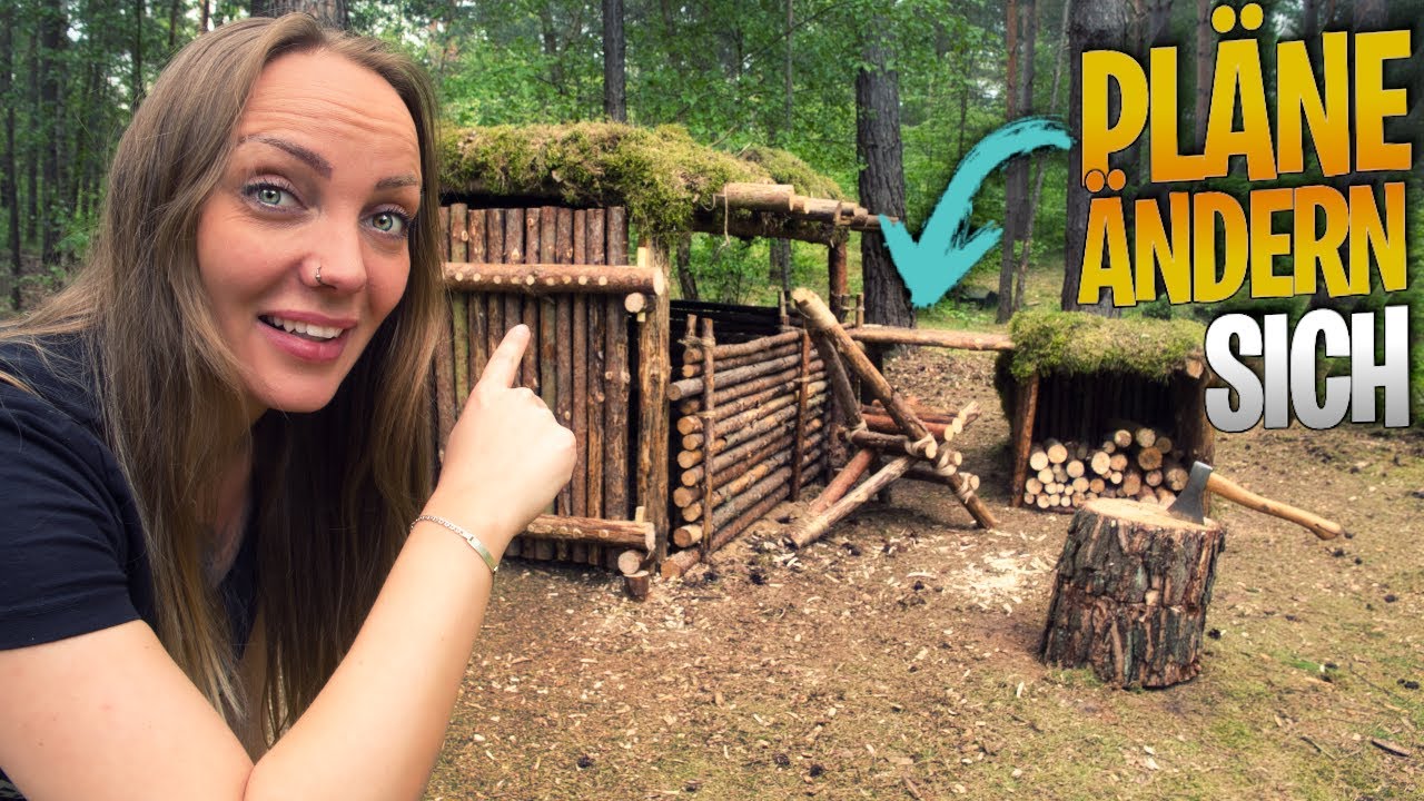 Das Bushcraft Lager wird gr&ouml;&szlig;er und DAS haben wir gebaut!