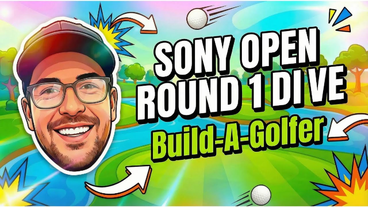 Sony Open Round 1 Deep Dive  - Build-A-Golfer #fantasygolf