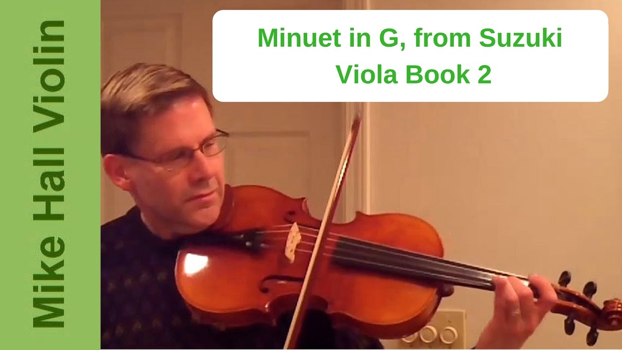 Minuet in G - #11 from Suzuki Viola Book 2