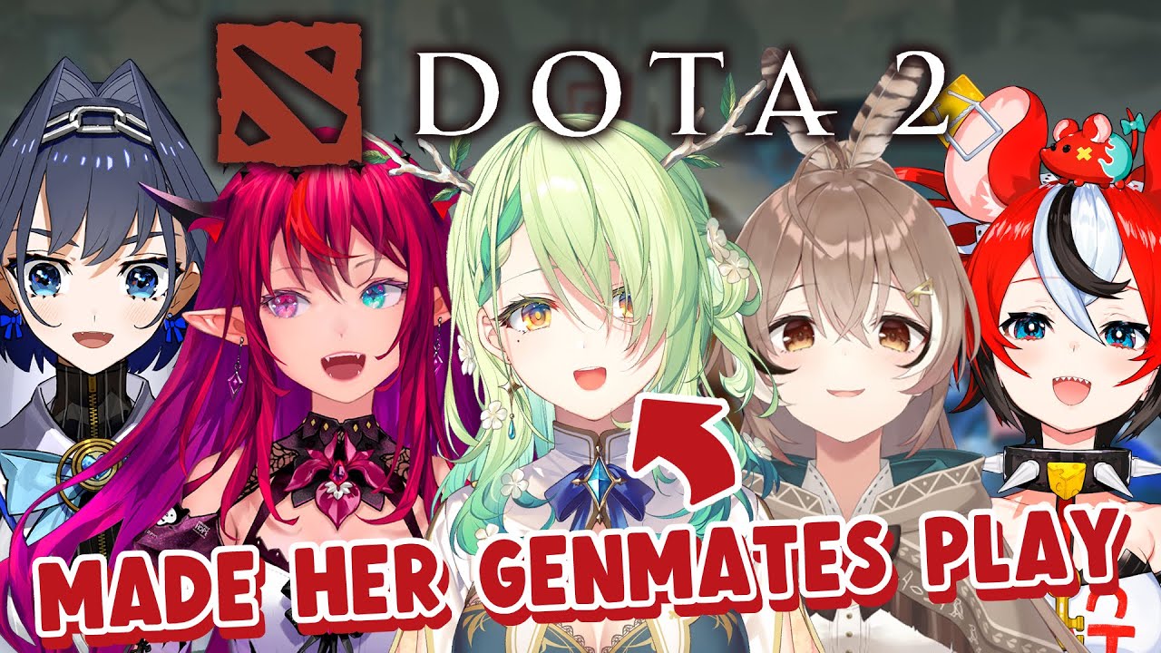 【DOTA 2】 I made my genmates play Dota 2 with me