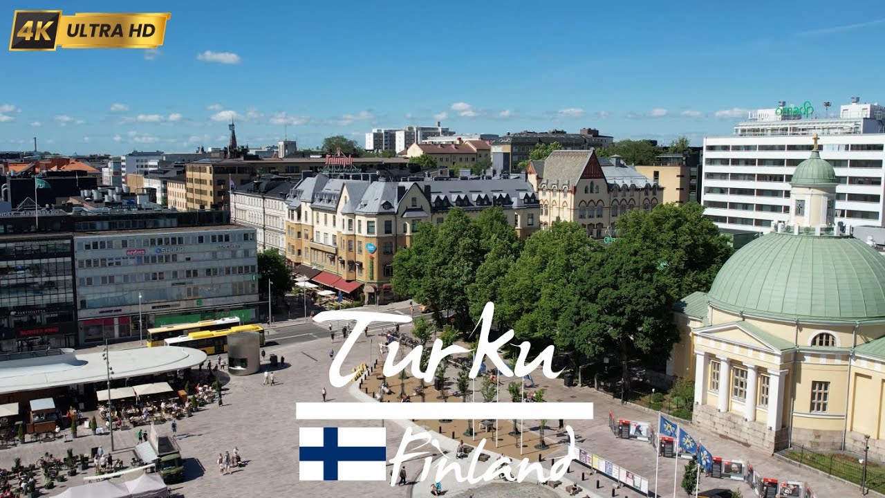 Turku , Finland in 4K | Stunning Aerial Drone Footage of Finland’s Oldest City