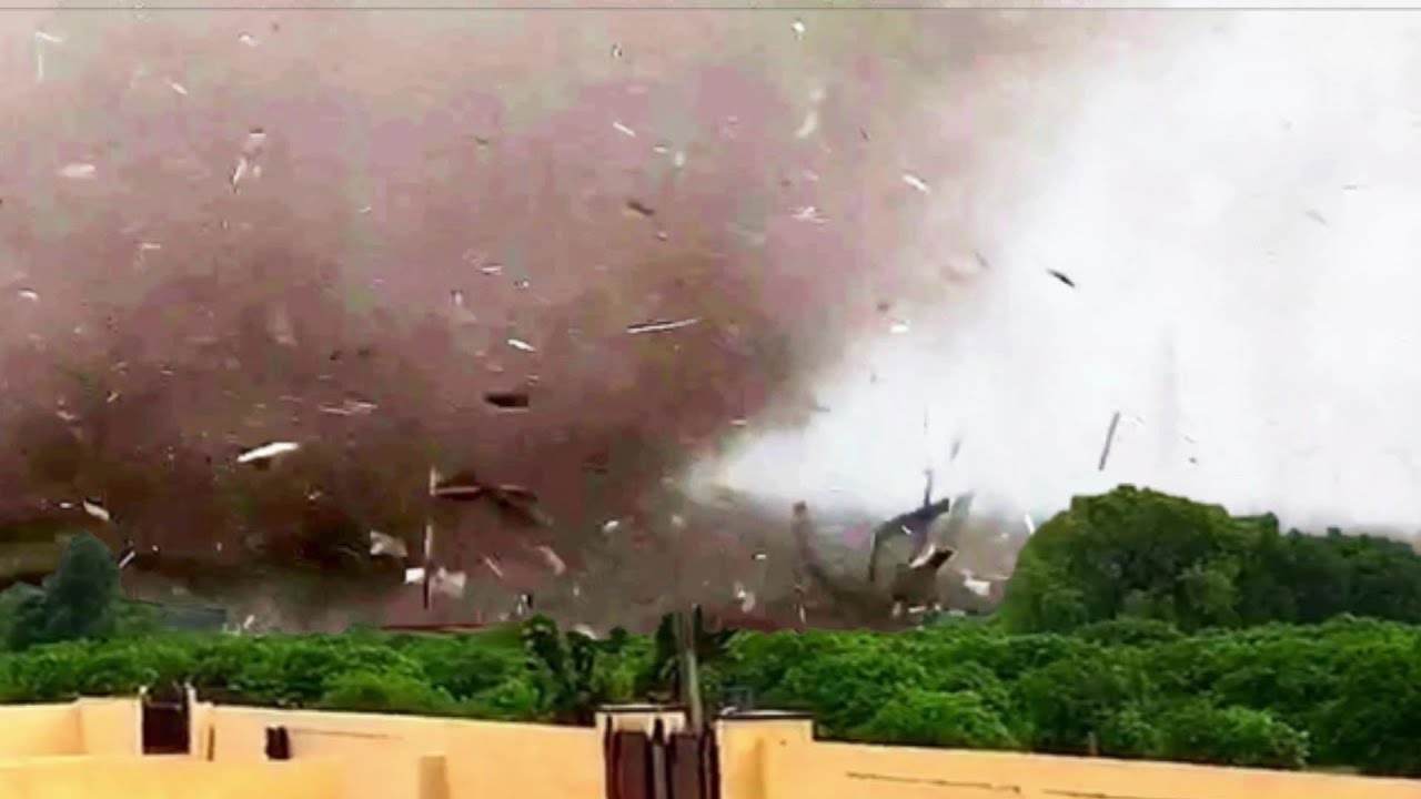 Massive Tornado Hit Fazilka, Punjab State, India | Tornado India