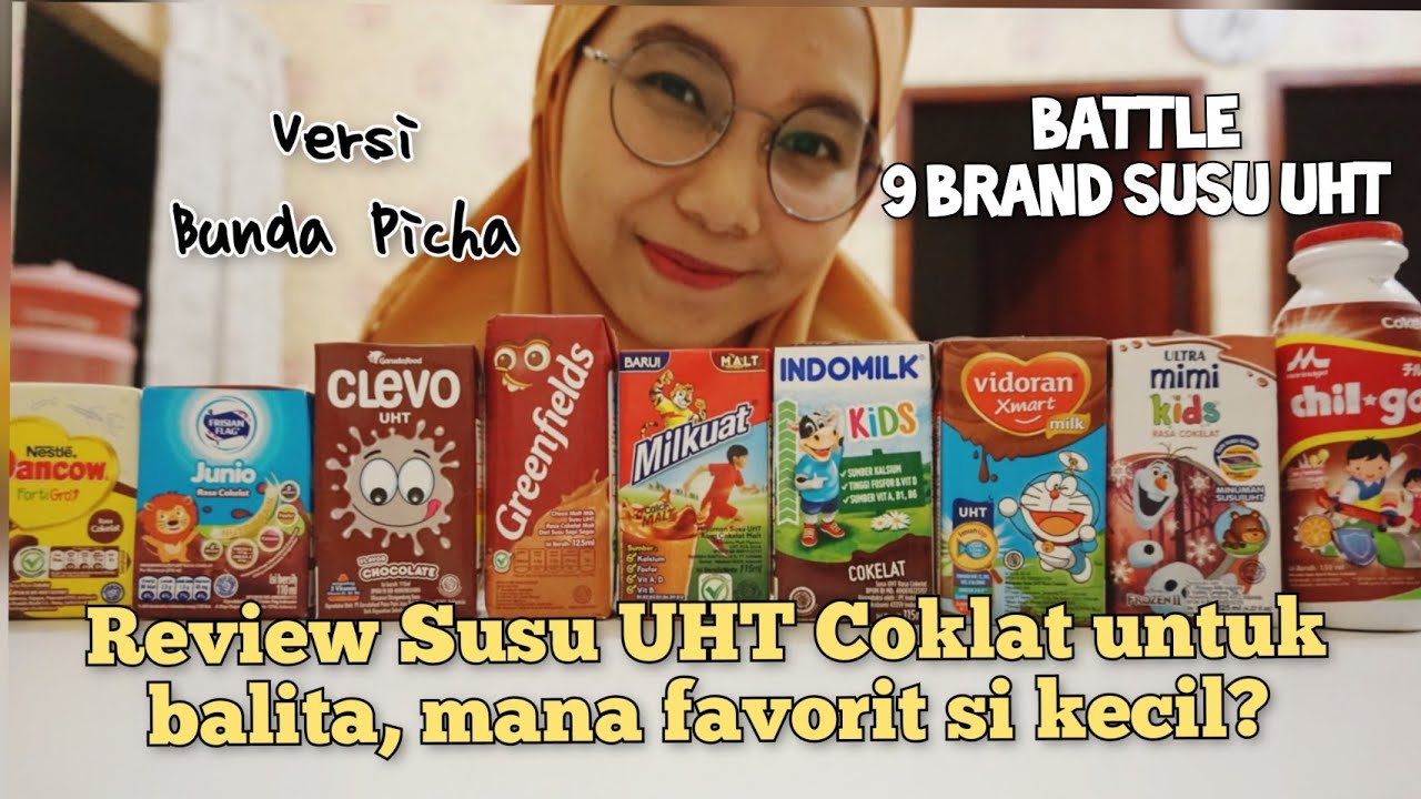 Review 9 Susu UHT Coklat untuk Balita versi Bunda Picha | Battle 9 Brand Susu Coklat