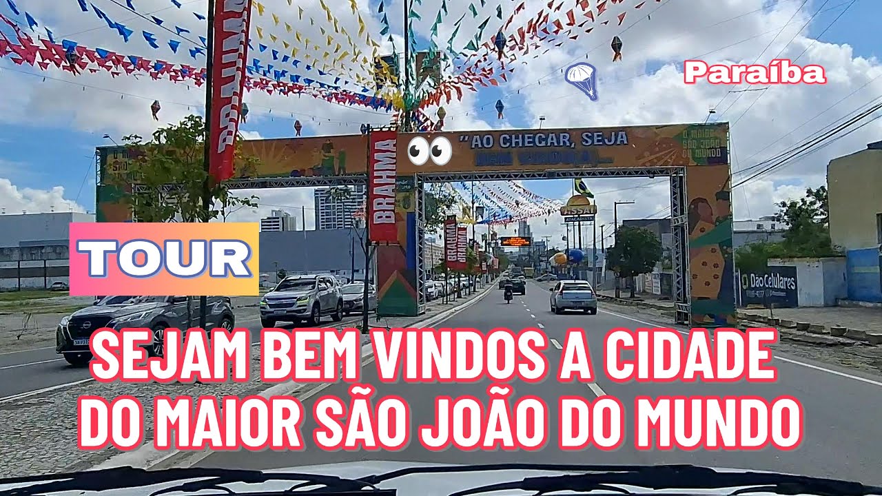 Tour na Cidade de Campina Grande Paraíba