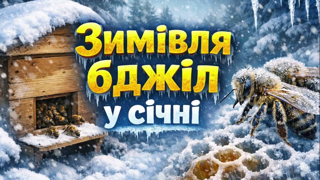 Зимівля бджіл у січні