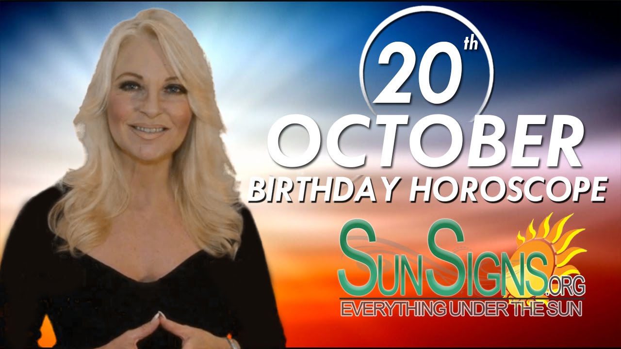 October 20th Zodiac Horoscope Birthday Personality - Libra - Part 1