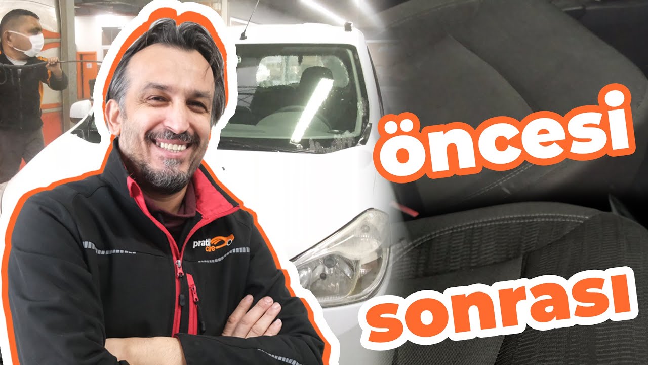 ANTİBAKTERİYEL DETAYLI İÇ TEMİZLİK YAPTIK (Dacia fabrikadan çıkmış gibi oldu)