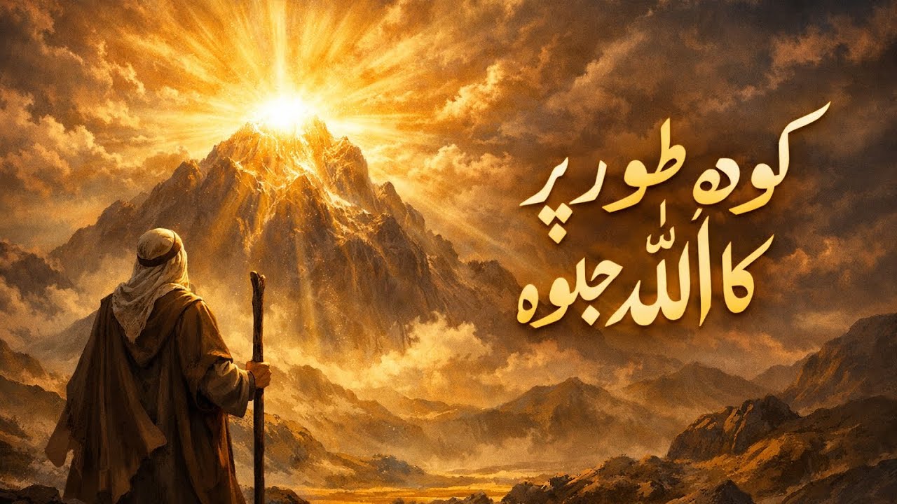 Jab Koh-e-Toor Par Allah Ki Tajalli Nazar Ayi... جب کوہ طور پر اللہ کی تجلی ظاہر ہوئی
