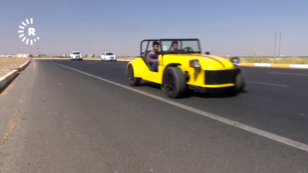دوو گەنجی هەولێر ئۆتۆمبێلێک دروستدەکەن