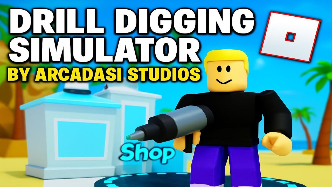 Drill Digging Simulator от Arcadasi Studios | Roblox | Геймплей, Без комментариев, Android