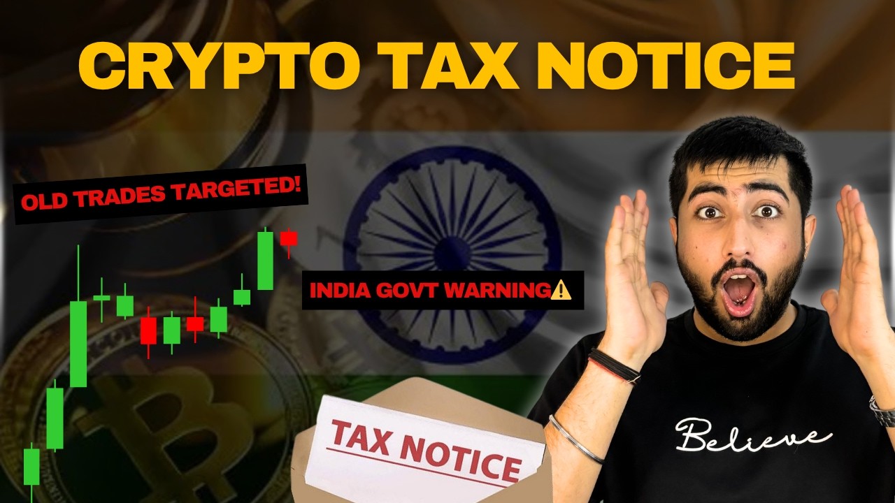 Govt Sending Tax Notices | India Crypto Tax Shock 😳(Big Update 2026)