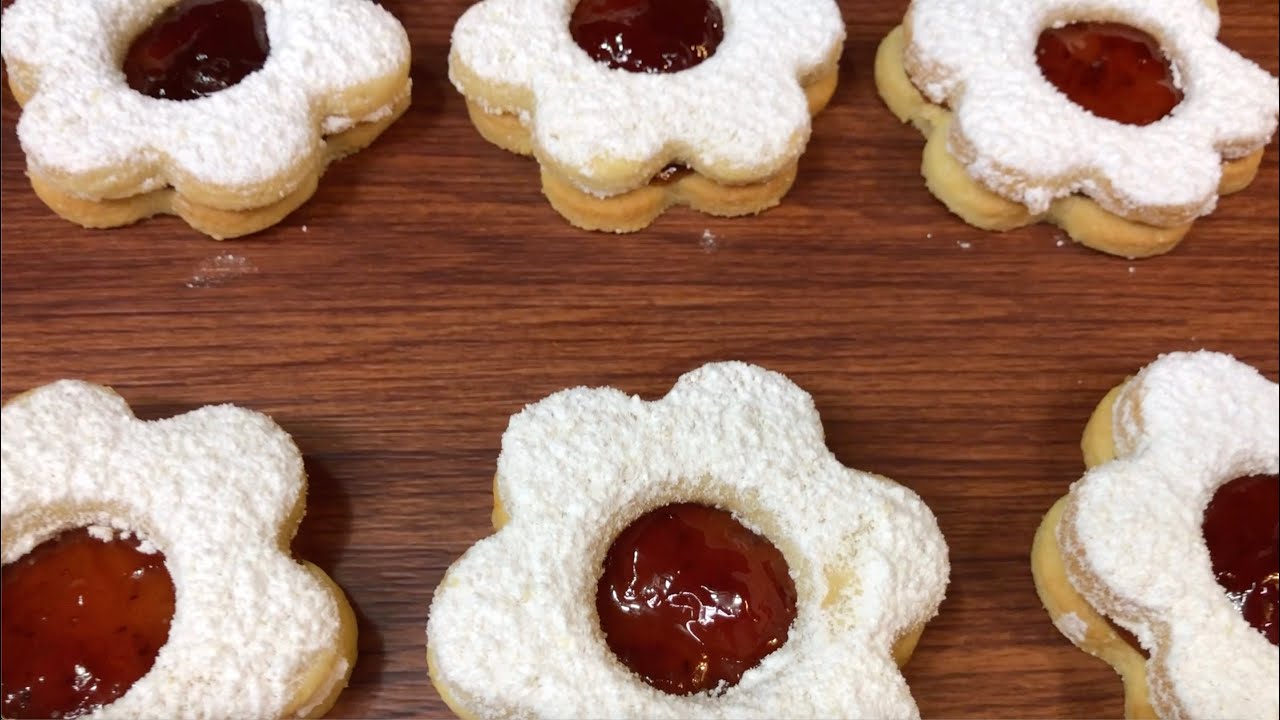 GALLETAS DE RELLENAS (OJOS DE BUEY) / BUTTER AND JAM COOKIES